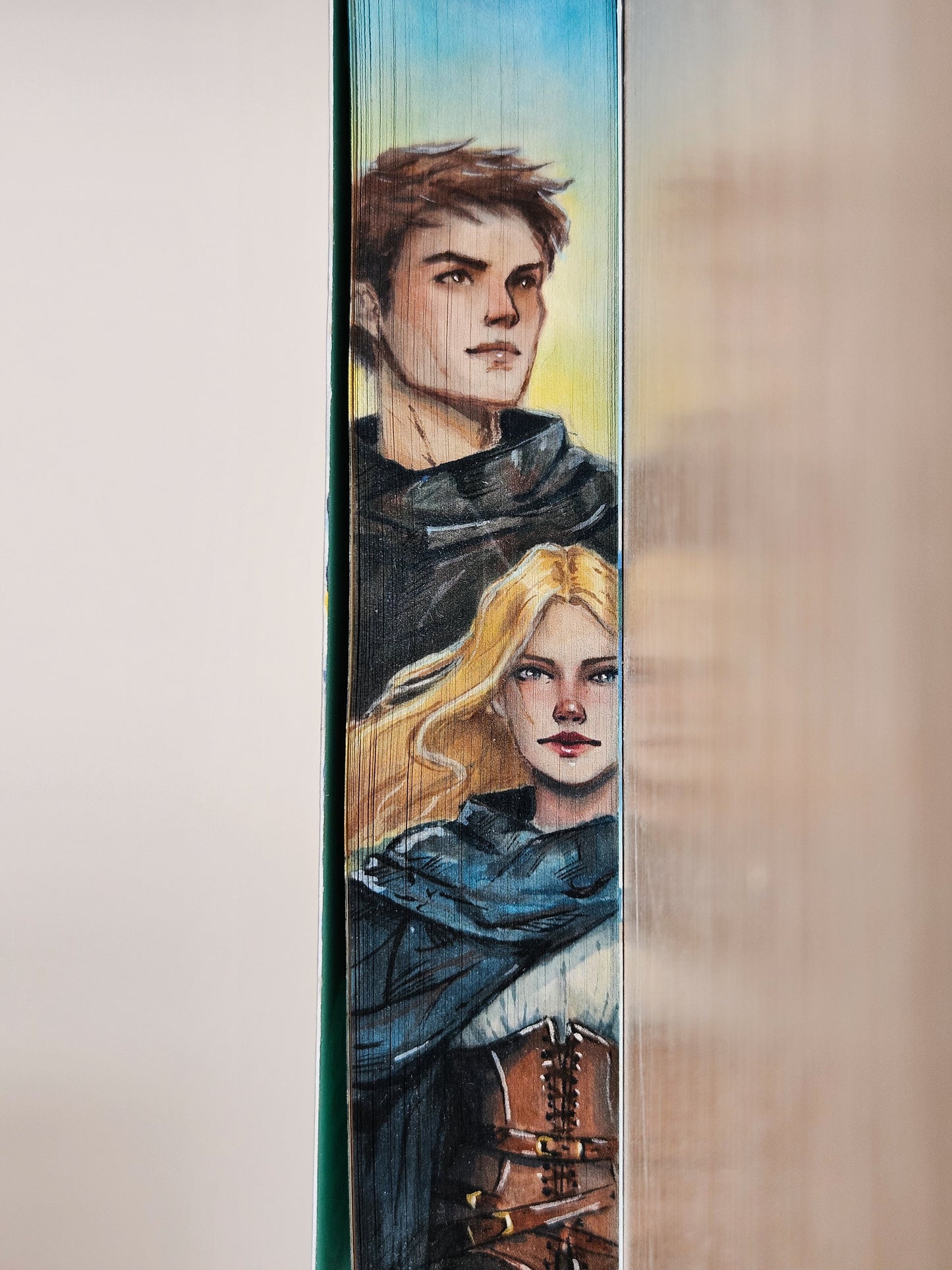 Assassin's Blade Fore-edge Painting