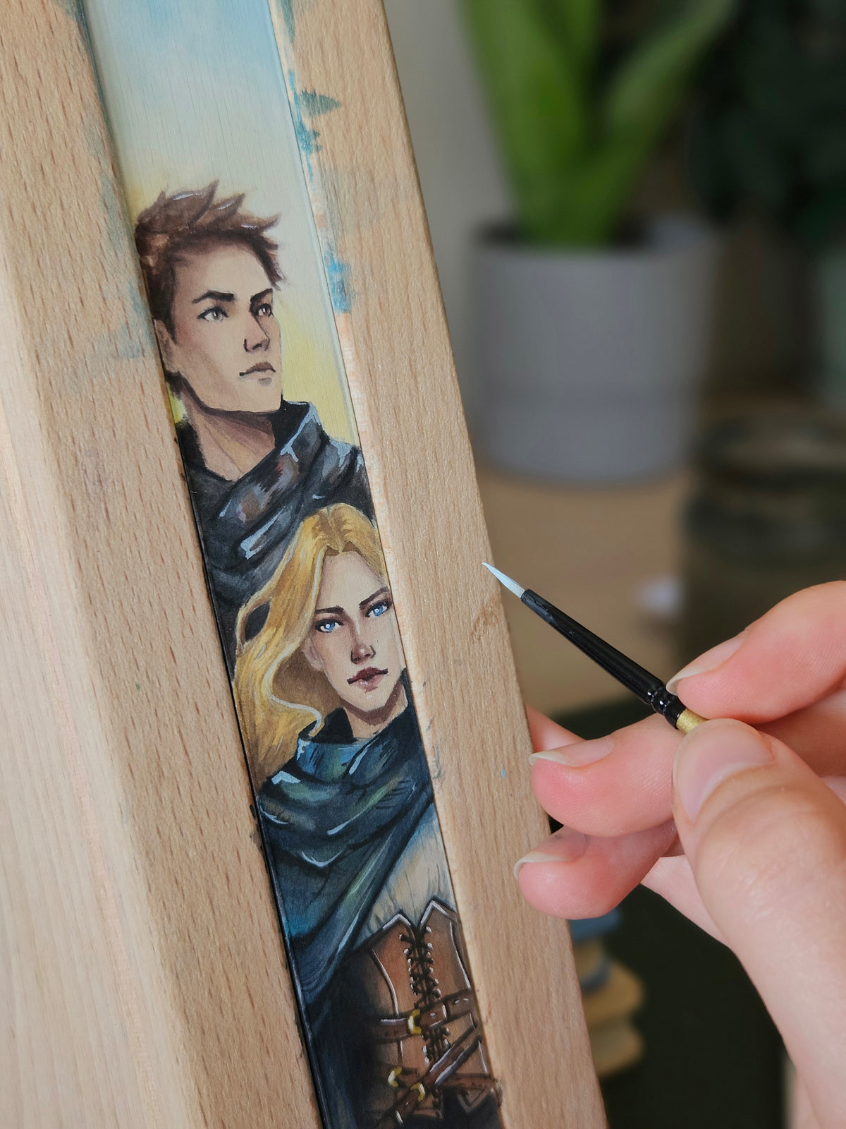 Assassin's Blade Fore-edge Painting
