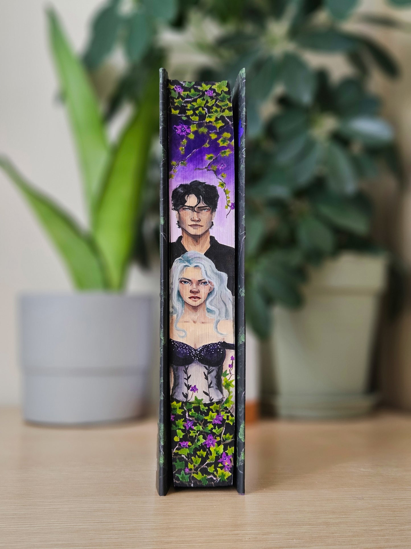 Powerless by Lauren Roberts Fore-edge Painting
