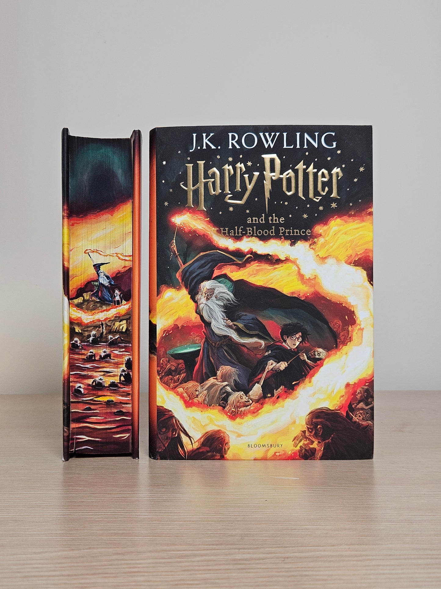 Harry Potter by JK Rowling hand-painted set 1 side