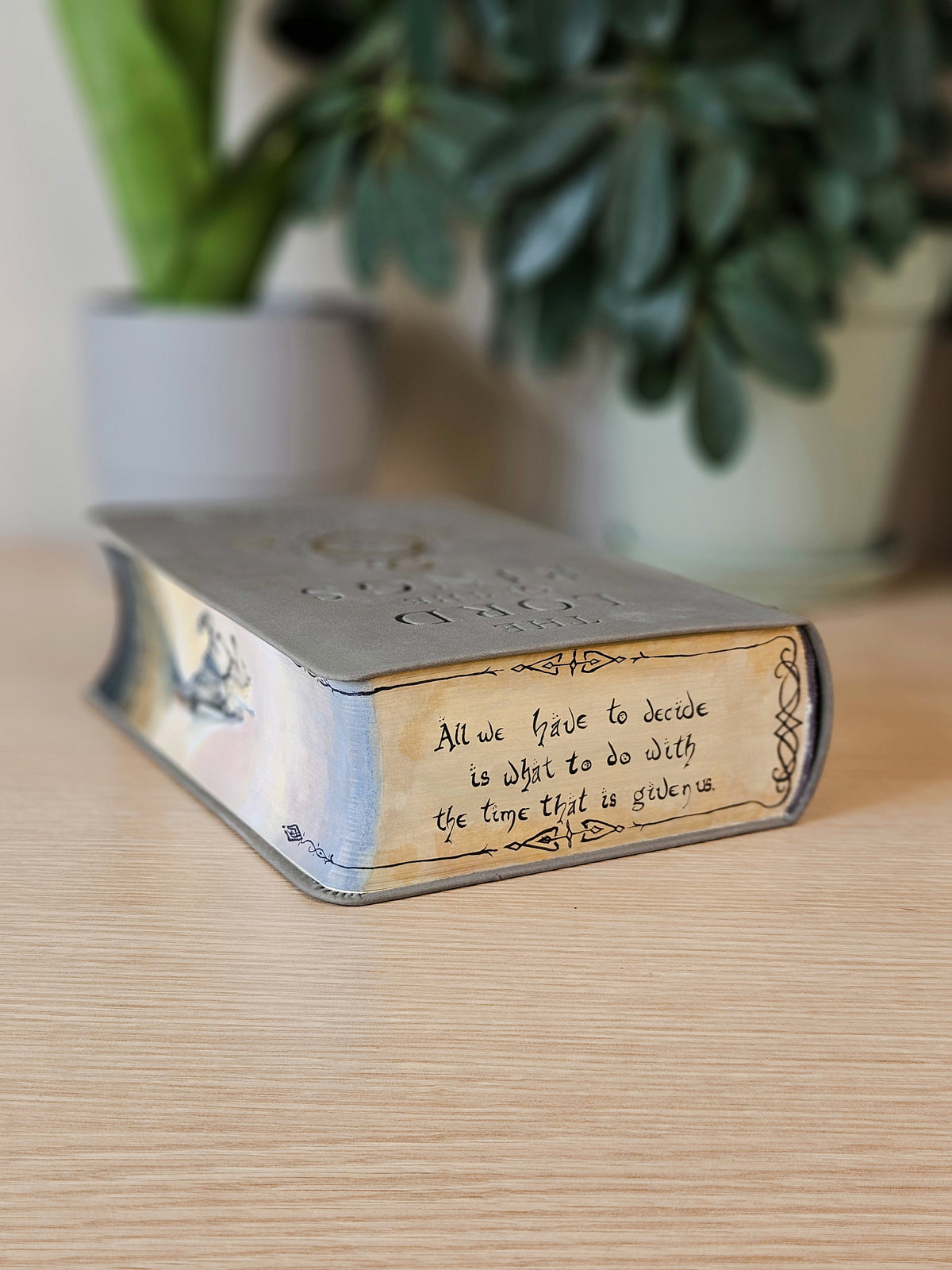 The Lord Of The Rings by JRR Tolkien Fore-edge Painting