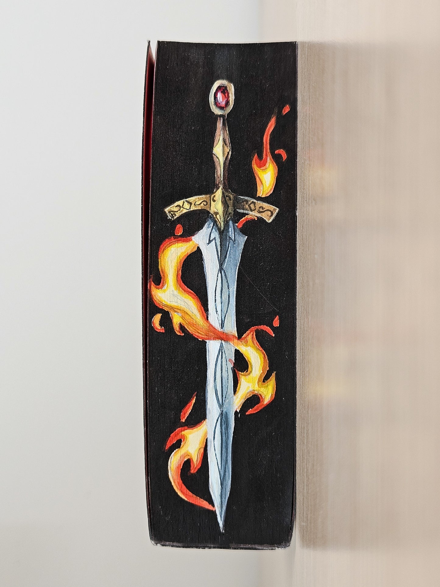 Heir of Fire Fore-edge Painting