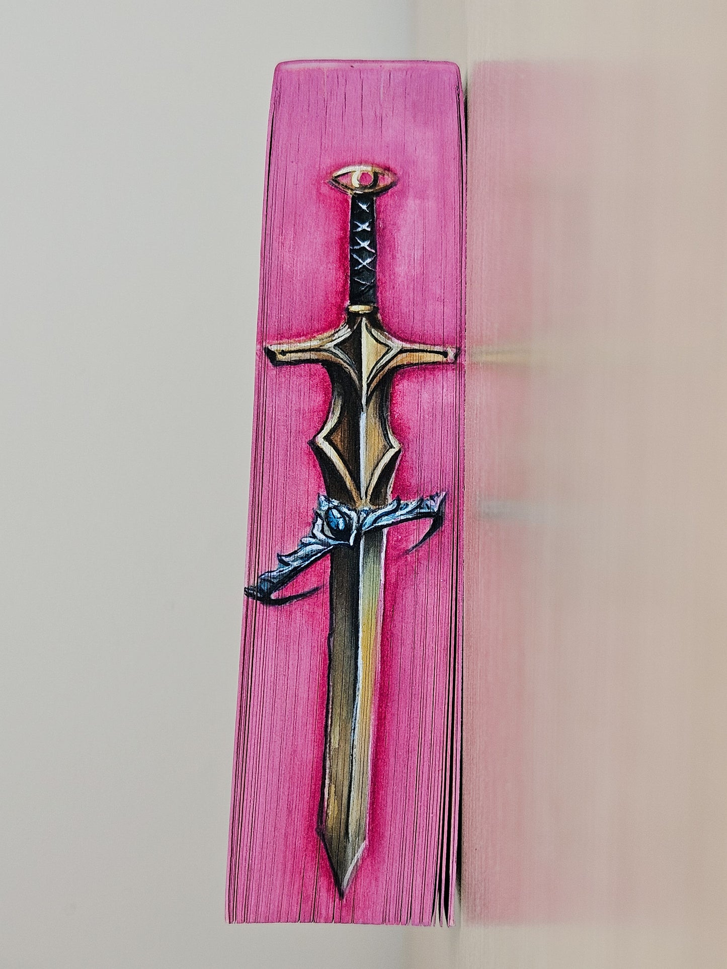 Crown of Midnight Fore-edge Painting