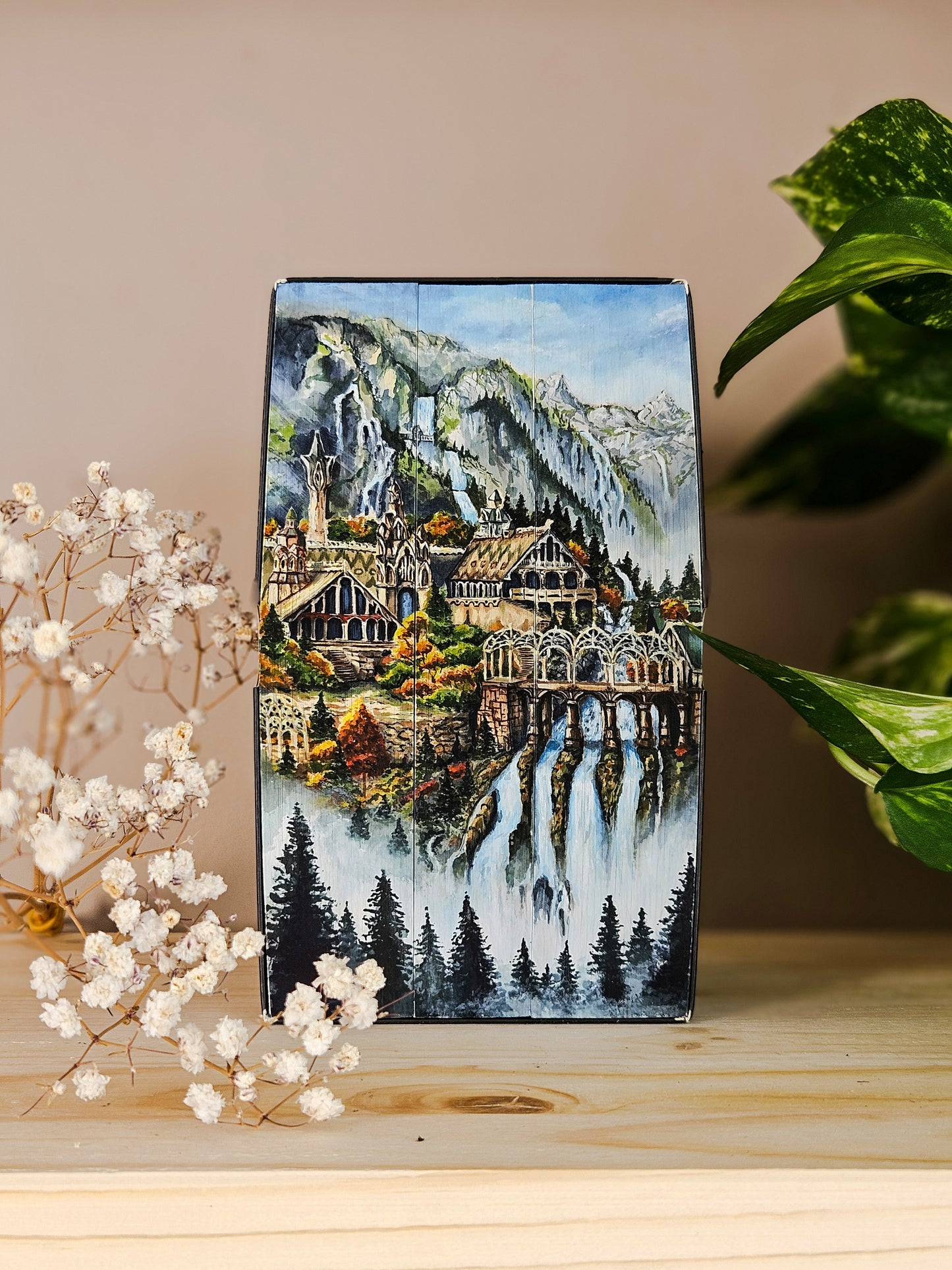 The Lord Of The Rings by JRR Tolkien Fore-edge Painting