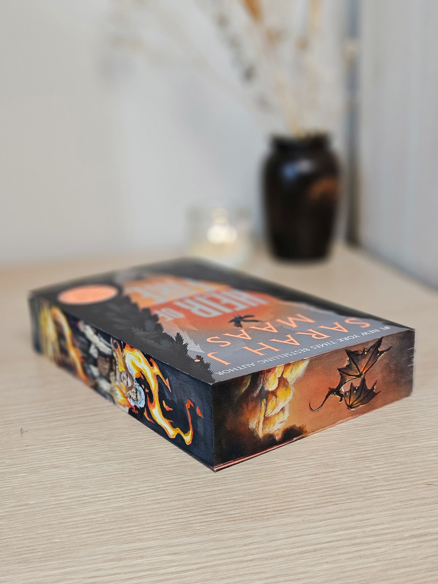 Heir of Fire Fore-edge Painting