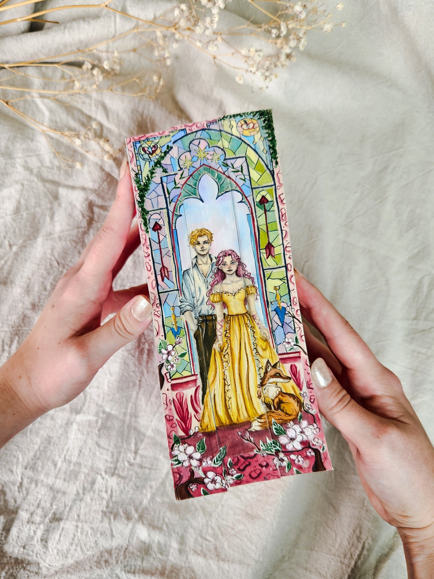 Once Upon a Broken Heart set by Stephanie Garber Fore-edge Painting