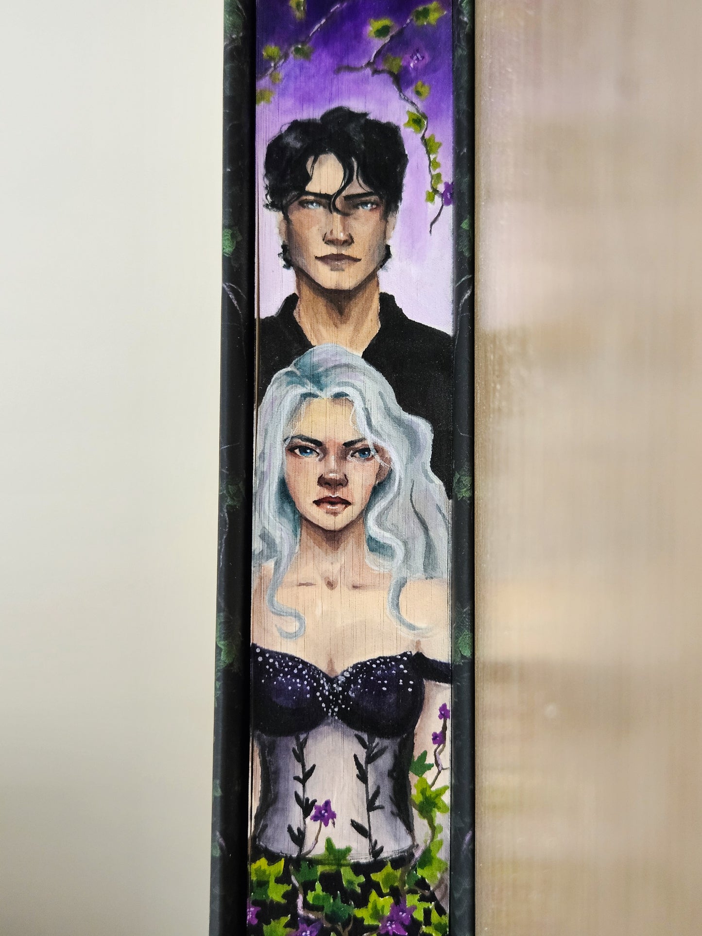 Powerless by Lauren Roberts Fore-edge Painting