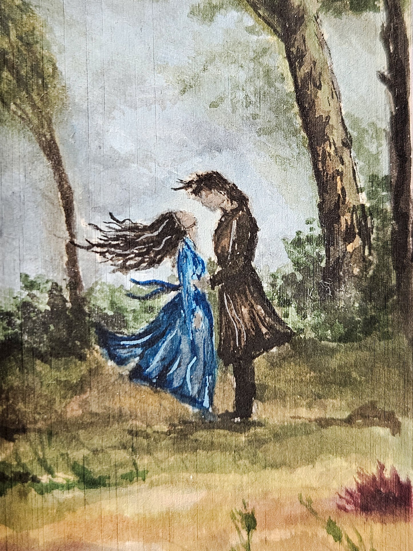 Wuthering Heights by Emily Brontë Fore-edge Painting