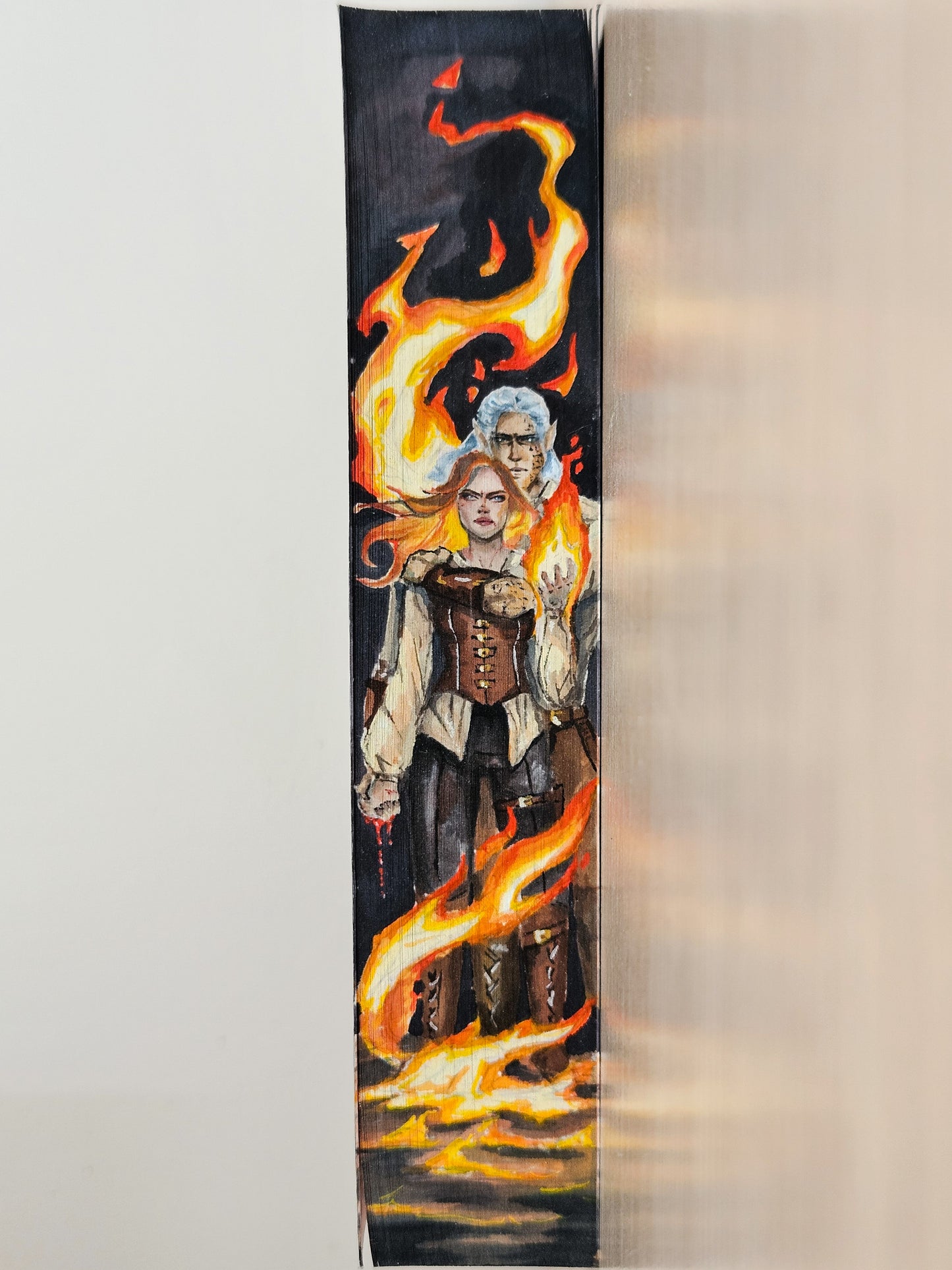 Heir of Fire Fore-edge Painting