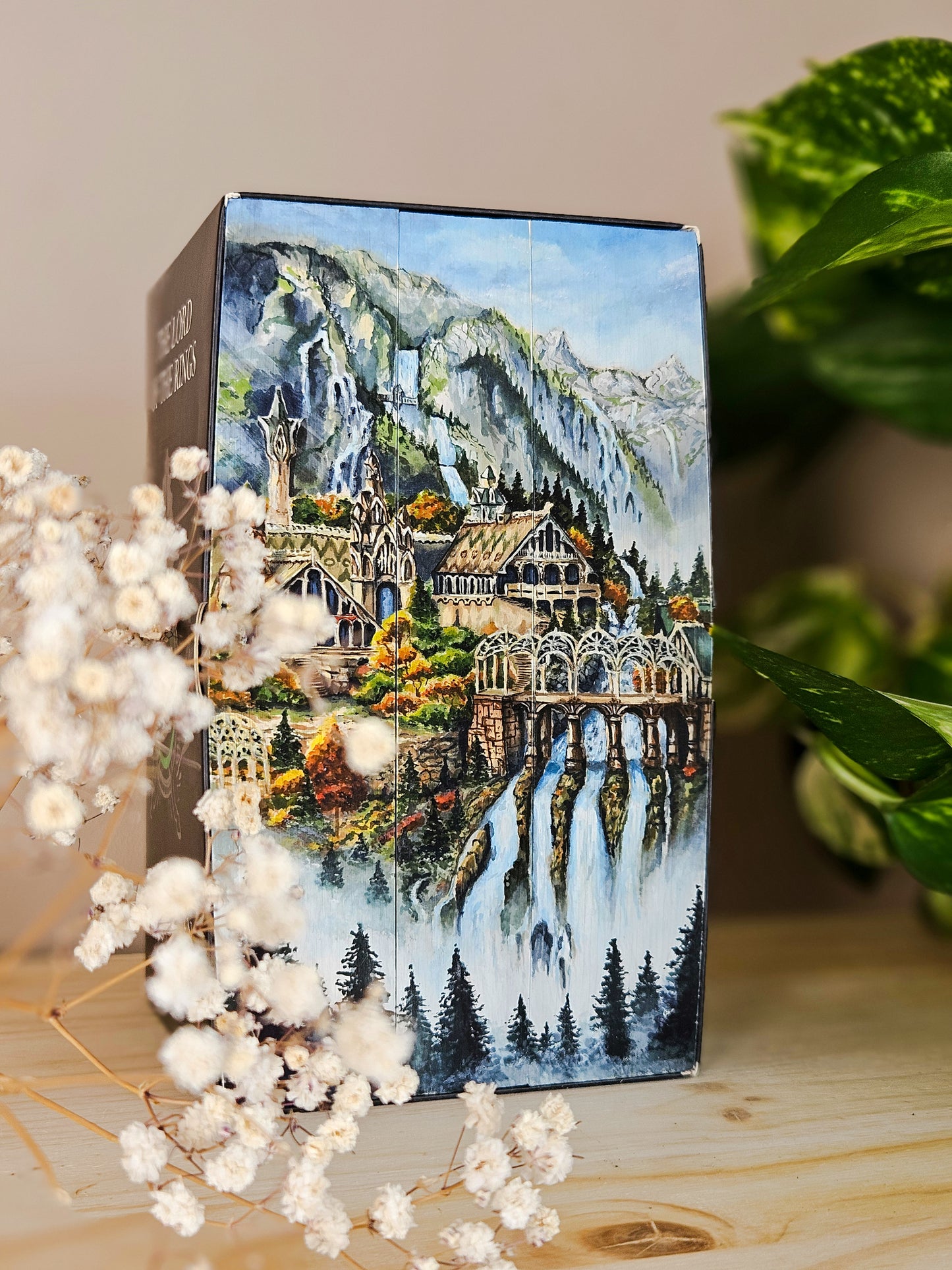 The Lord Of The Rings by JRR Tolkien Fore-edge Painting