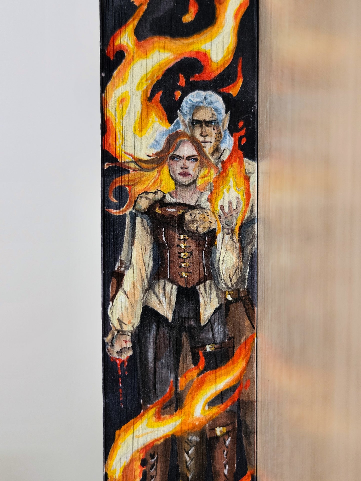 Heir of Fire Fore-edge Painting