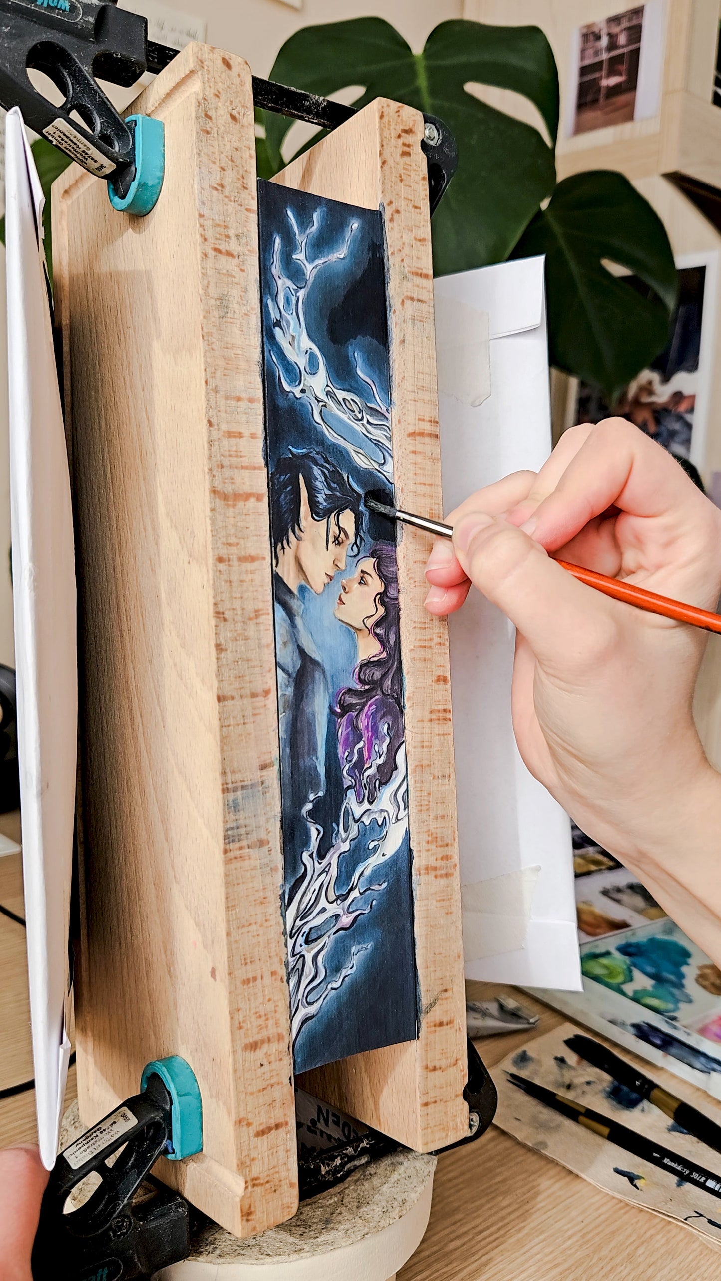 Quicksilver by Callie Hart Fore-edge Painting