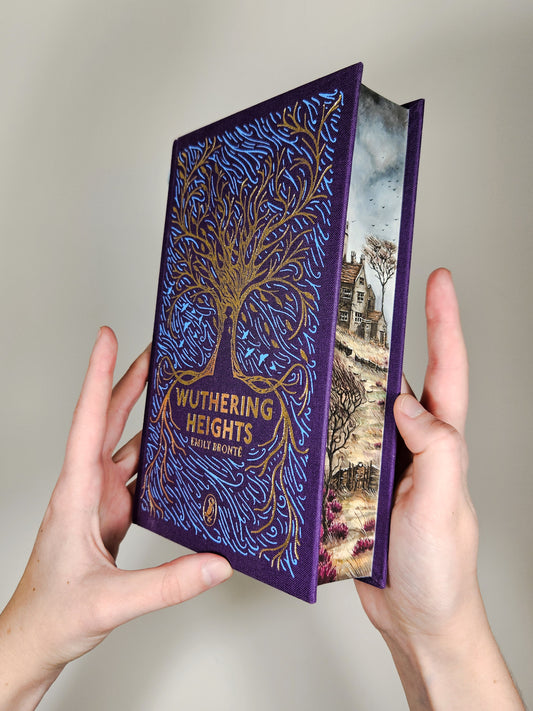 Wuthering Heights by Emily Brontë Fore-edge Painting