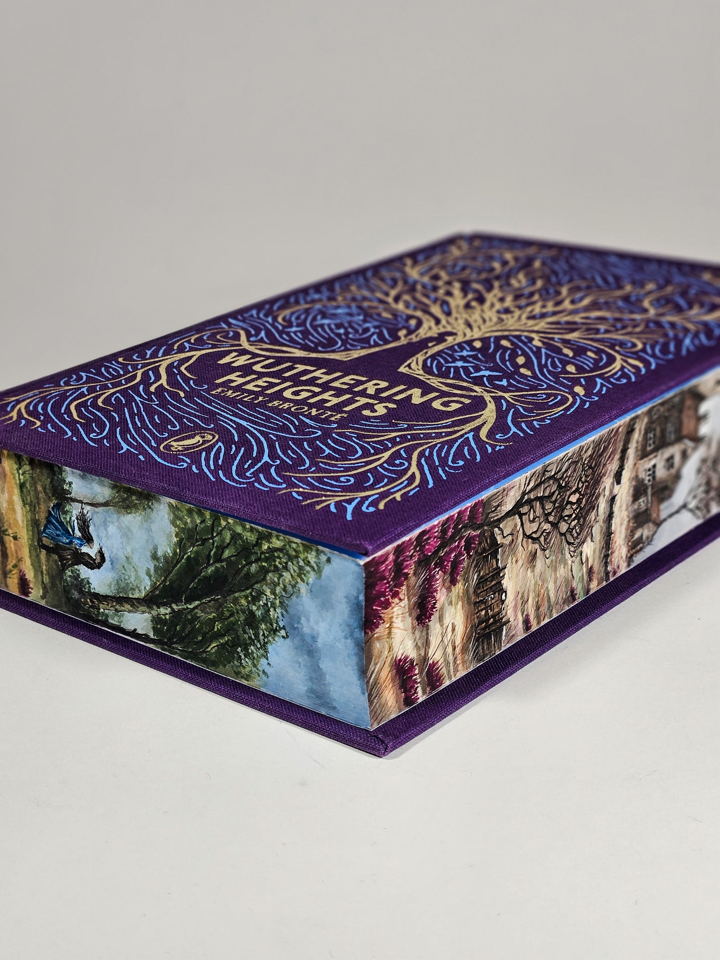 Wuthering Heights by Emily Brontë Fore-edge Painting