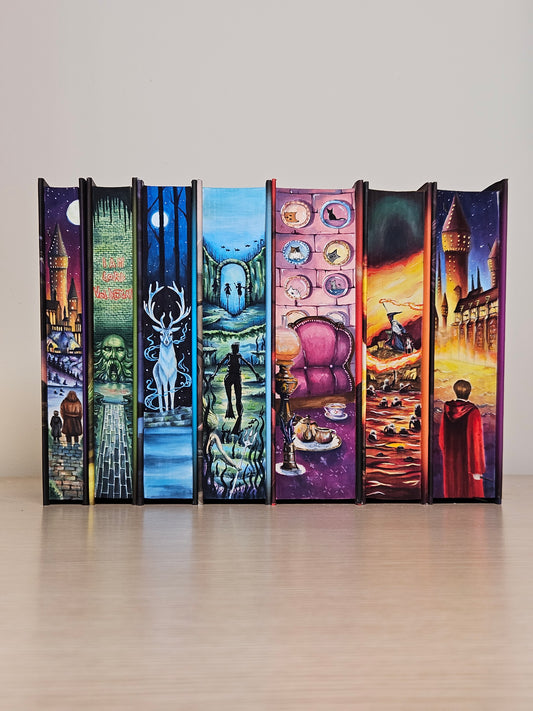Harry Potter by JK Rowling hand-painted set 1 side