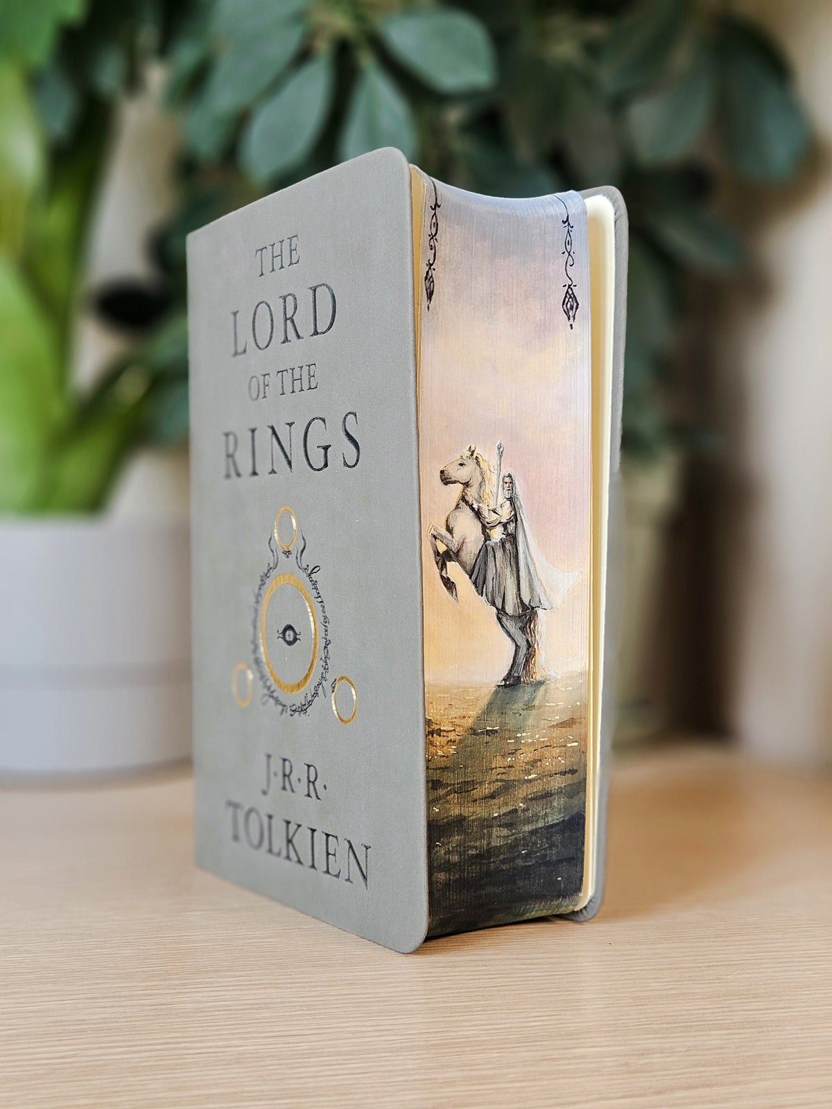 The Lord Of The Rings by JRR Tolkien Fore-edge Painting
