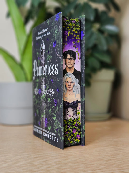 Powerless by Lauren Roberts Fore-edge Painting