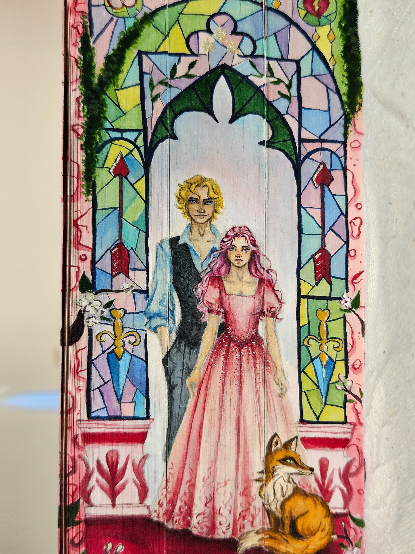 Once Upon a Broken Heart set by Stephanie Garber Fore-edge Painting