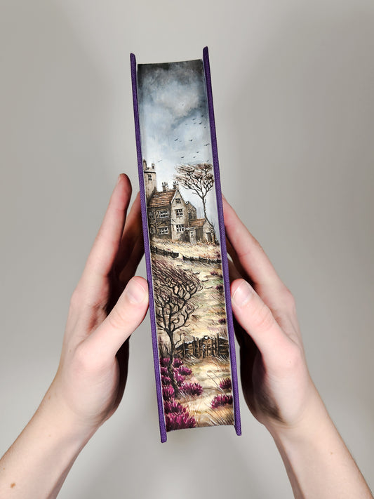 Wuthering Heights by Emily Brontë Fore-edge Painting