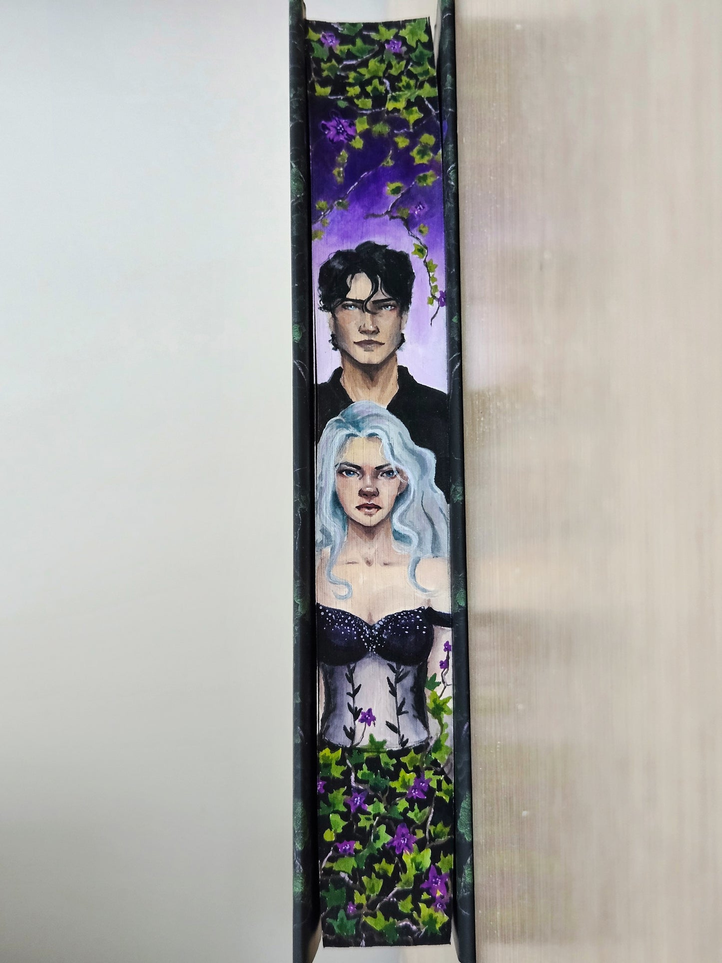 Powerless by Lauren Roberts Fore-edge Painting