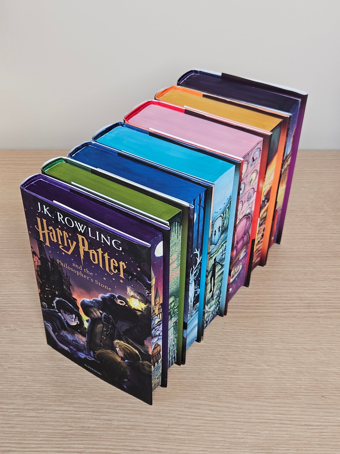 Harry Potter by JK Rowling hand-painted set 1 side